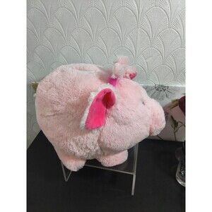 FABNY JUMBO Plush Piggy Bank Baby Pink Pig Soft Huggable